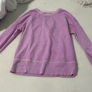 Purple sweatshirt